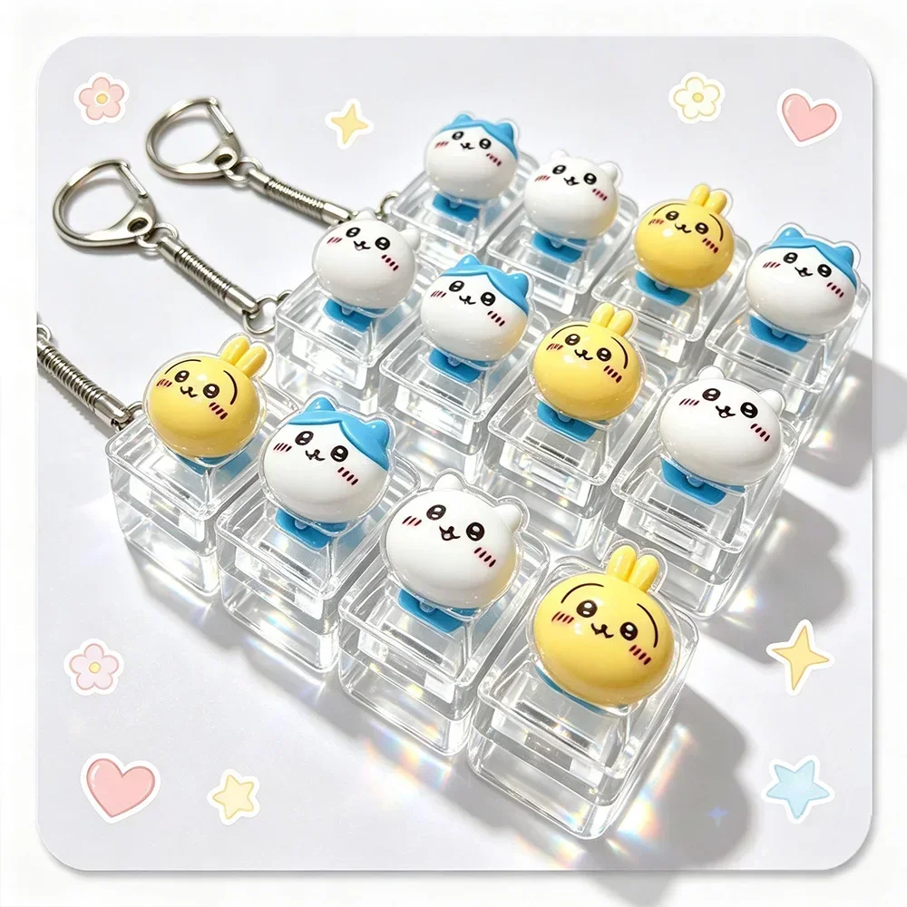 Phone Accessories Charms - Porte-clés anti-stress Chikawa à 26 touches,
