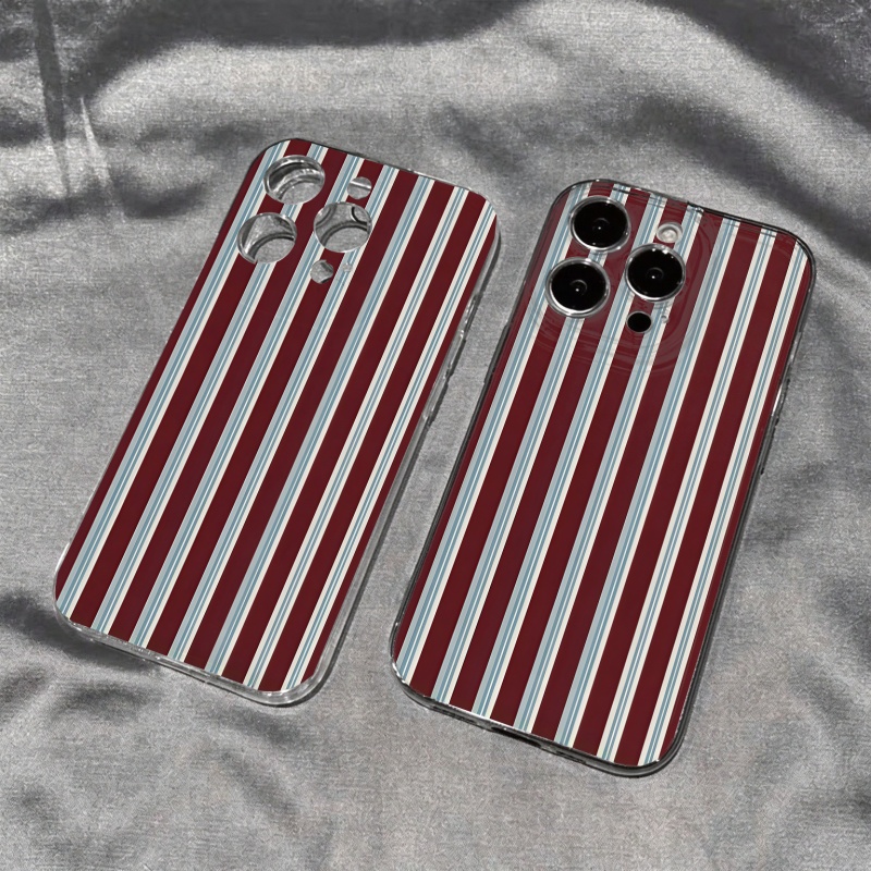 Apple Iphone 15 - Coque de téléphone souple à rayures