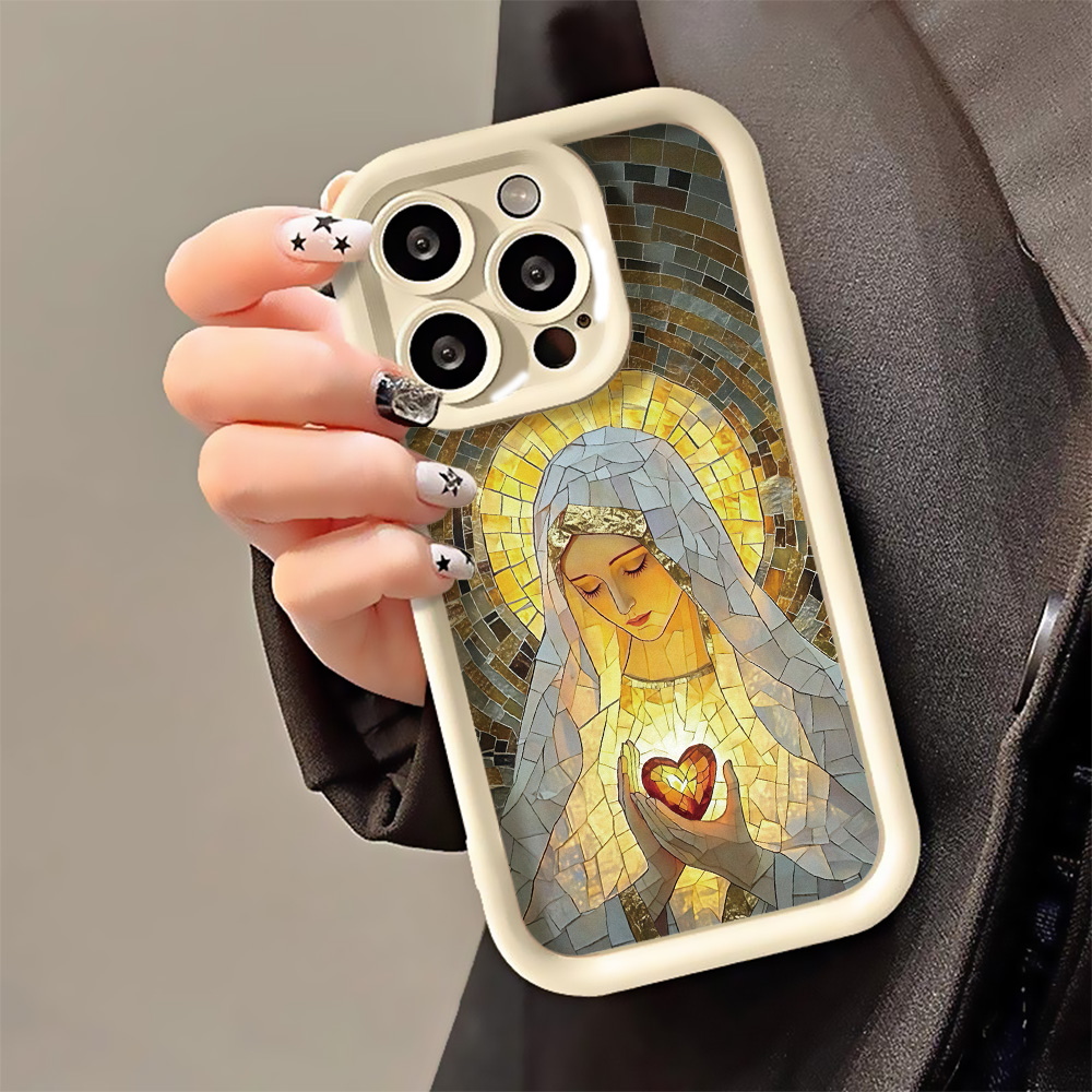 Apple Iphone 15 - Coque de téléphone de style vitrail