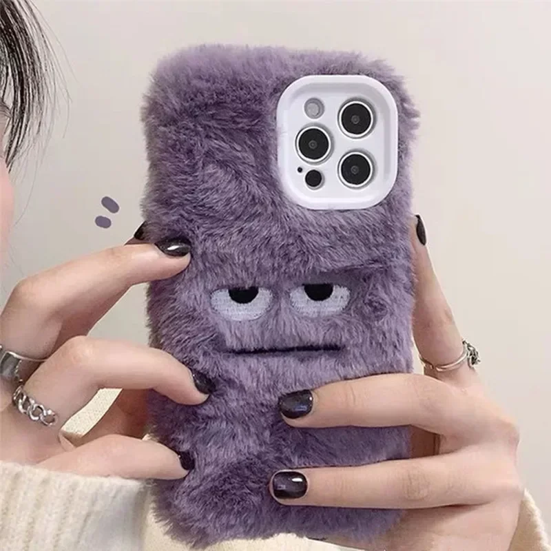 Apple Iphone 15 - Coque de téléphone en peluche moelleuse