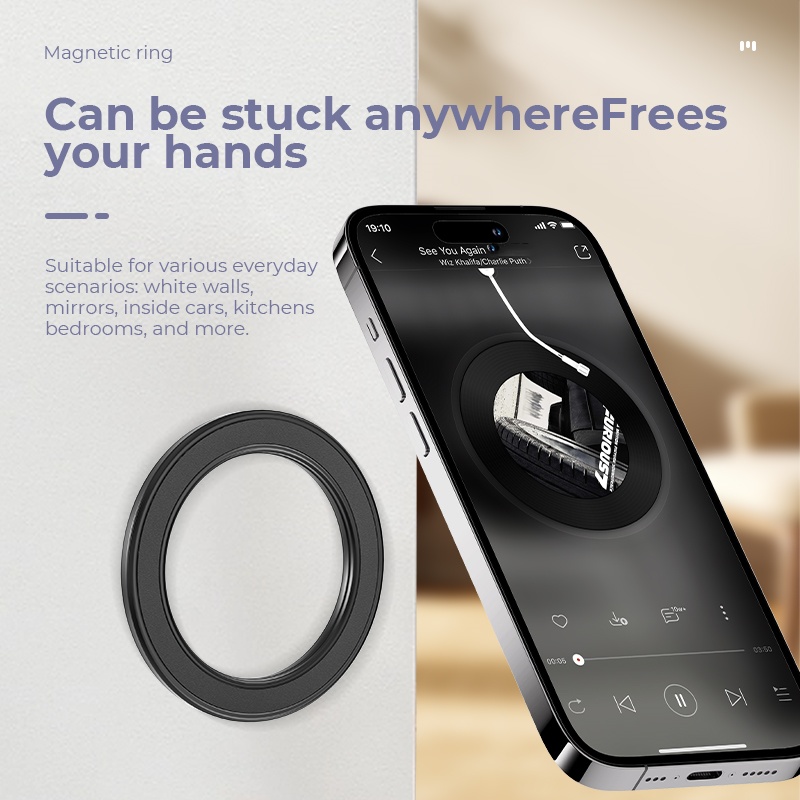 Phone Accessories Useful - Pour Magsafe anneau magnétique fort support